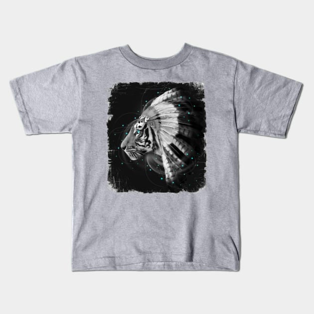 Don't Define Your World (Chief of Dreams: Tiger) Kids T-Shirt by soaring anchor designs